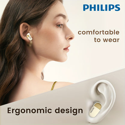 Philips BT5.4 HiFi wireless earbuds with touch control, noise-cancelling voice call, and fast Type-C charge case. 18-hour battery life, compatible with iPhone & Android. Gaming in-ear