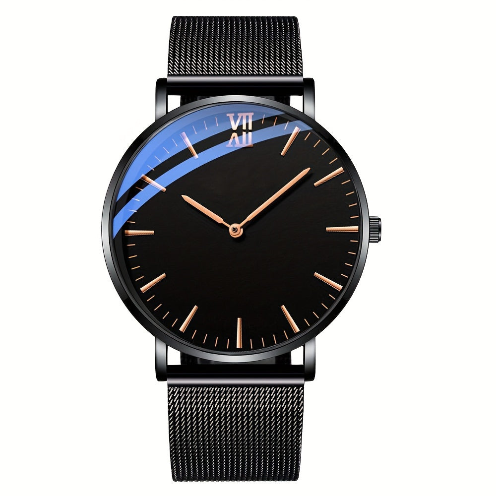 Men's Classic Leather Quartz Watch