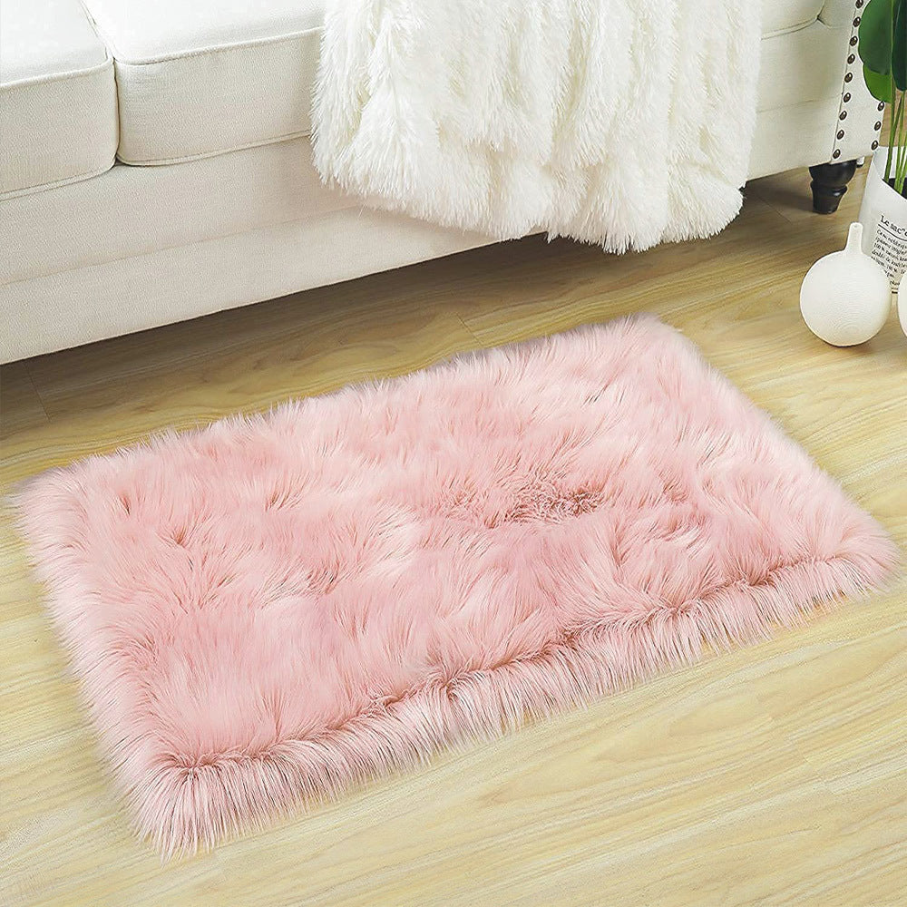 Plush Carpet Rug Perfect for Home Decor - Luxuriously Soft and Fluffy for Any Room in Your House