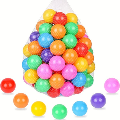 60/120 Candy-Colored Ocean Balls: High-Quality, Non-Toxic for Kids' Ball Pits & Outdoor Play