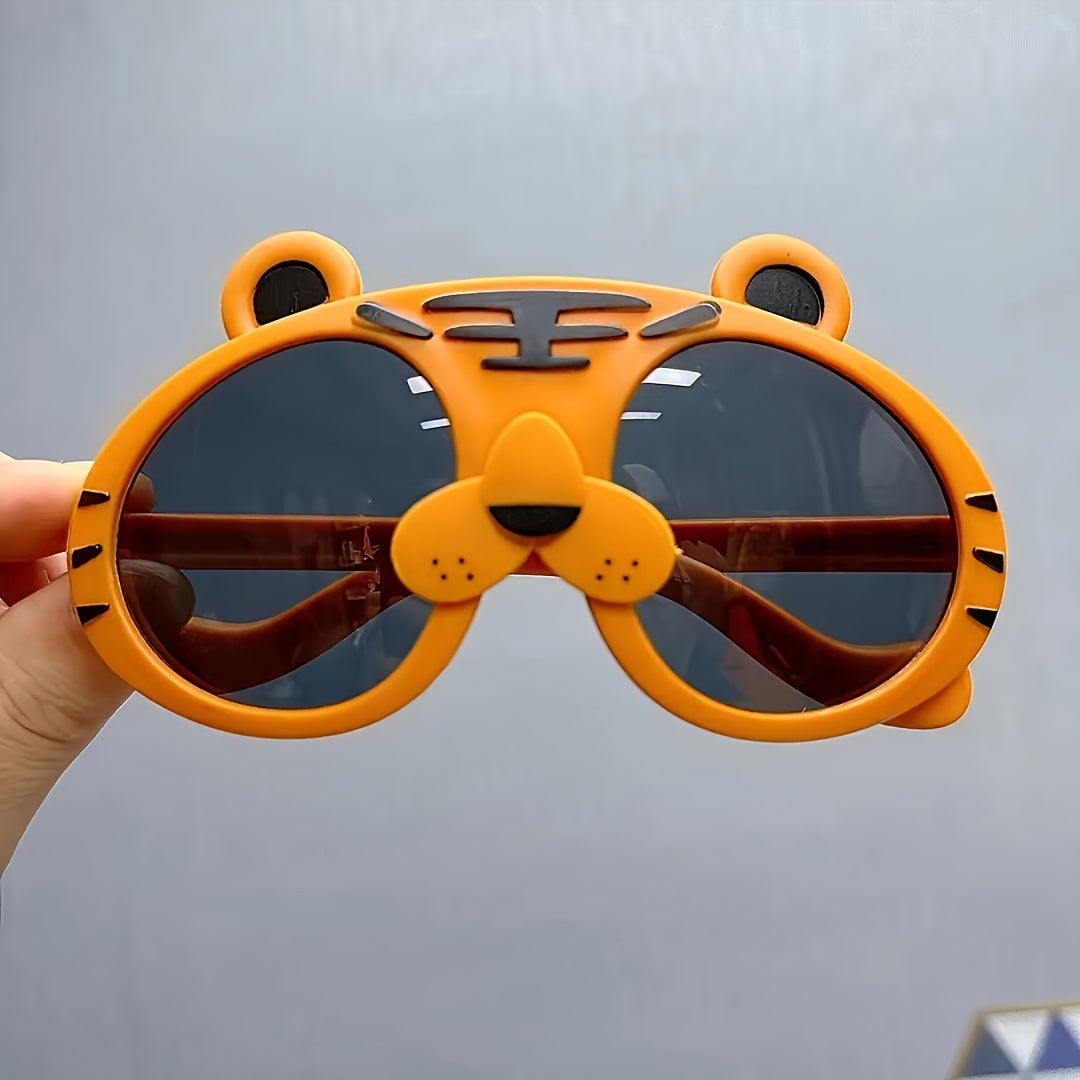 Outdoor Cartoon Panda Glasses for Kids, with Optional Glasses Case, a Cute and Fashionable Gift for Children.