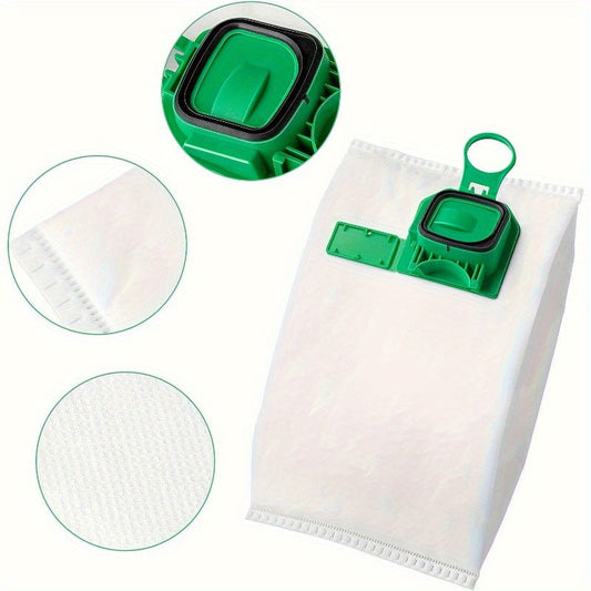 Set of 6 VK140 & VK150 Vacuum Cleaner Bags - Designed to Fit Vorwerk Kobold Models, Made of Sturdy Plastic/Fabric Blend for Effective Floor Cleaning