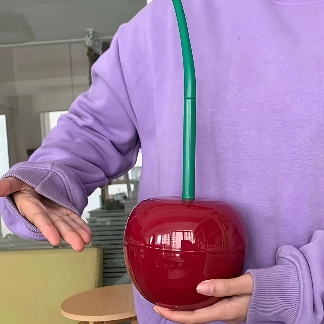 Novel Cherry-Shaped Plastic Toilet Brush Set with Creative Bracket: Unique Bathroom Cleaning Tools