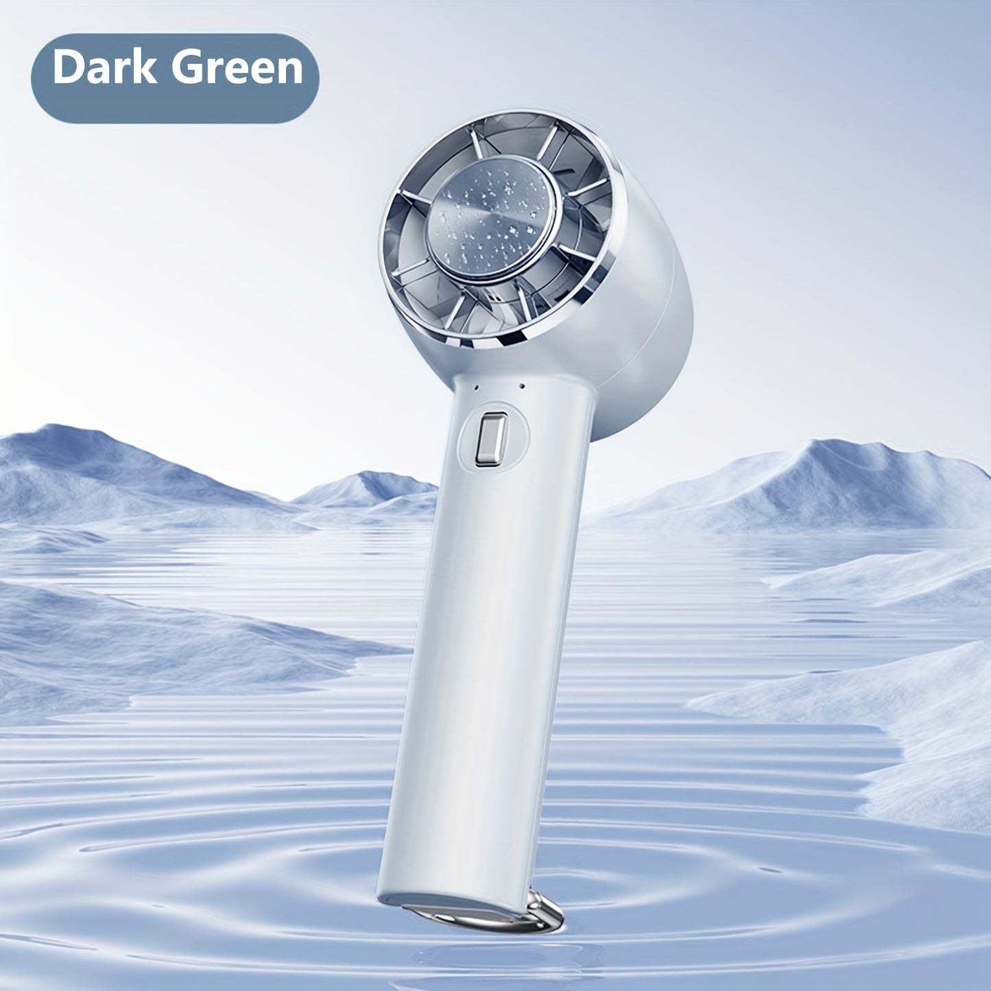 Stay cool on-the-go with the 2024 Portable Handheld Cooling Fan. This innovative fan includes an ice compress for extra cooling power. It is USB rechargeable and features a wearable design, making it perfect for both indoor and outdoor use. Plus, it