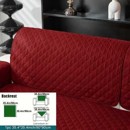 Anti-slip sofa cushion protective pad suitable for all types of sofas, machine washable.