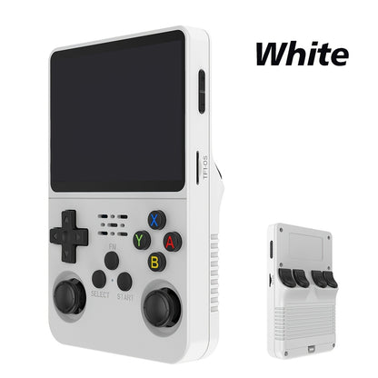 Vintage Handheld Game Console with Headphone Jack, 8.89cm Screen, Portable Gamepad - Retro Entertainment, USB Charging, ABS Material, Ideal Gift for Gamers of All Ages