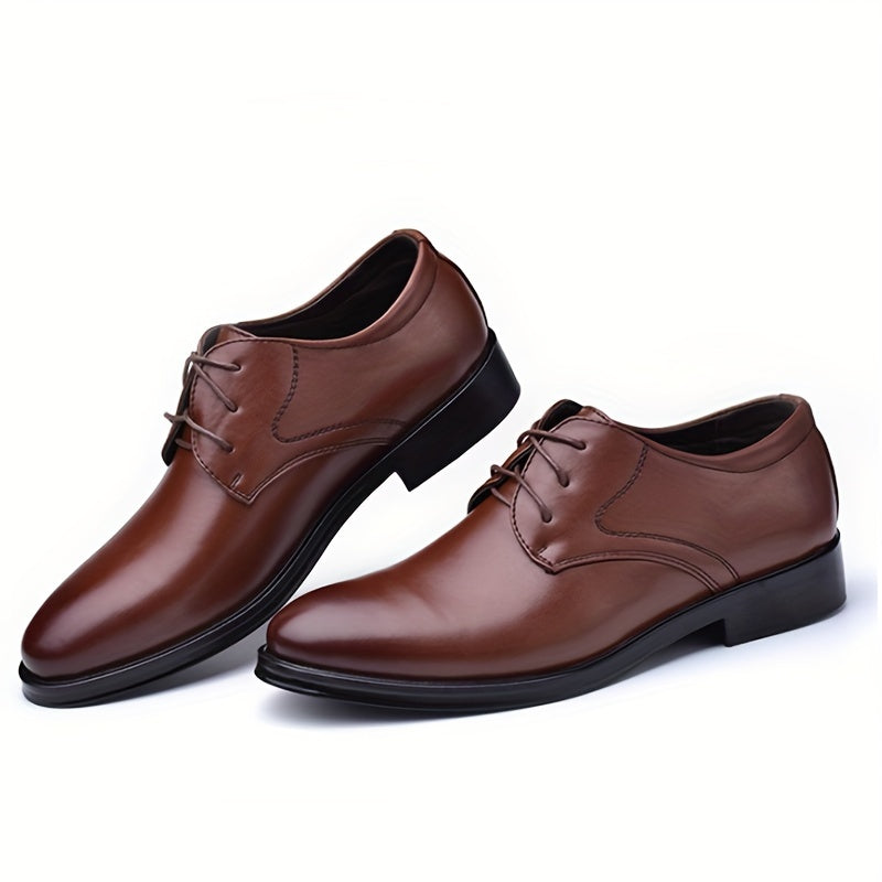 Men's lace-up formal shoes for weddings, parties, and the office.