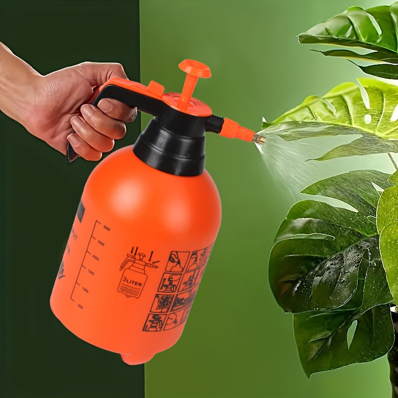 1 Set of 2L/3L Large Capacity Hand Press Water Sprayer - Adjustable with Air Compressed Pump for Gardening and Household Use.