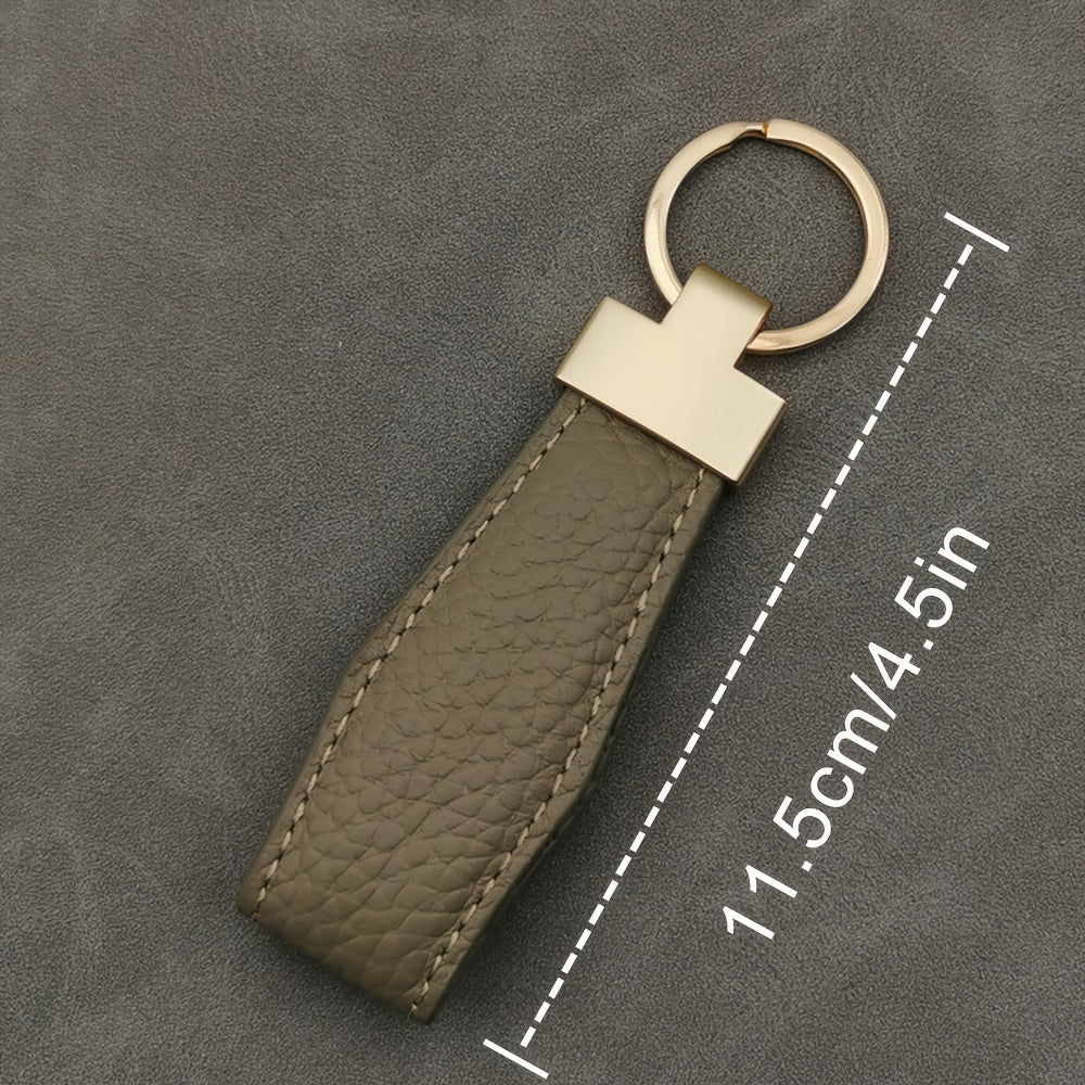 Get a custom engraved initial car key ring with climbing hook on this 1pc Personalized Microfiber Faux Leather Keychain. This unisex fashion accessory is perfect for both men and women and makes an ideal gift for Valentine's Day, Thanksgiving, Christmas