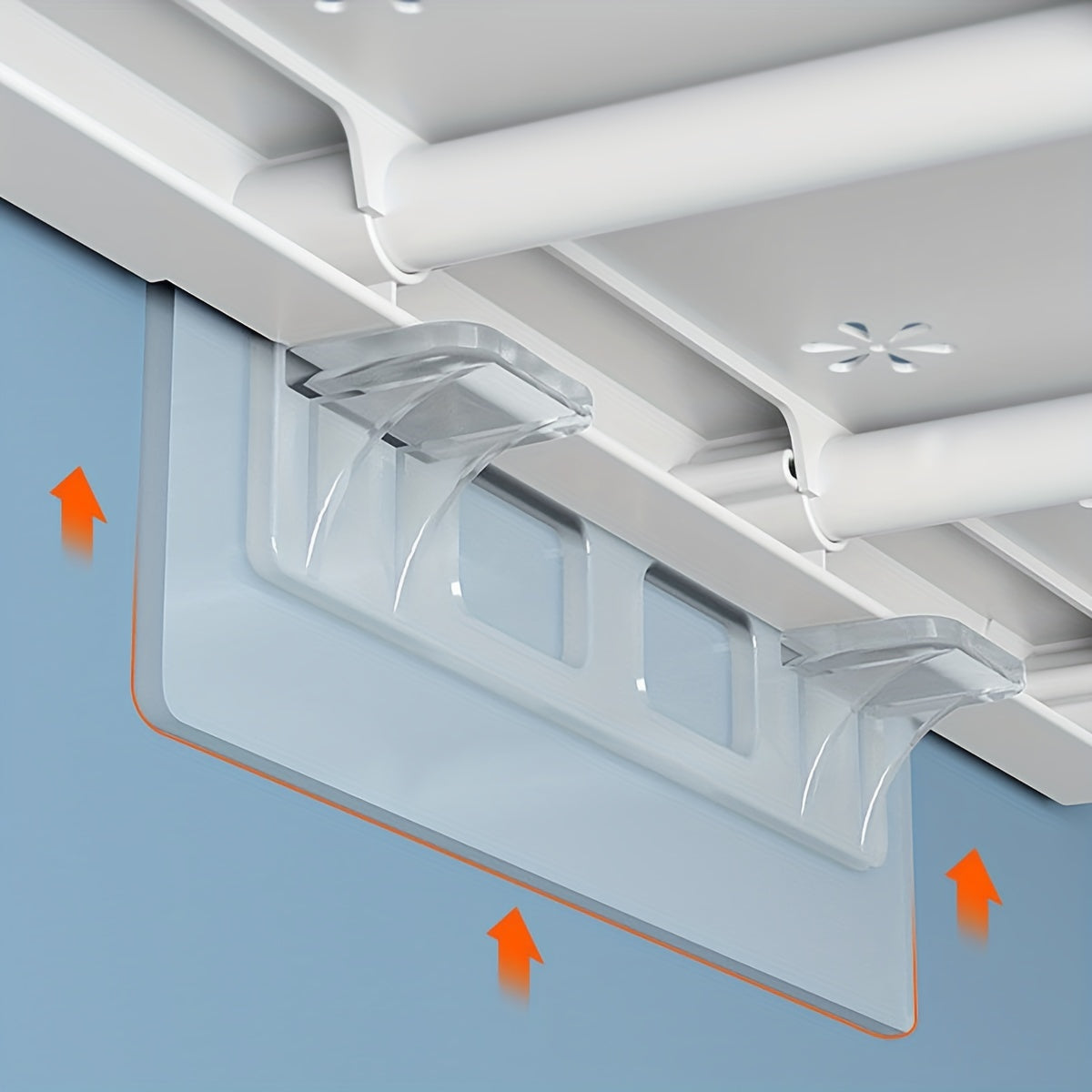 4 strong self-adhesive shelf support pegs for kitchen cabinets or bookshelves.