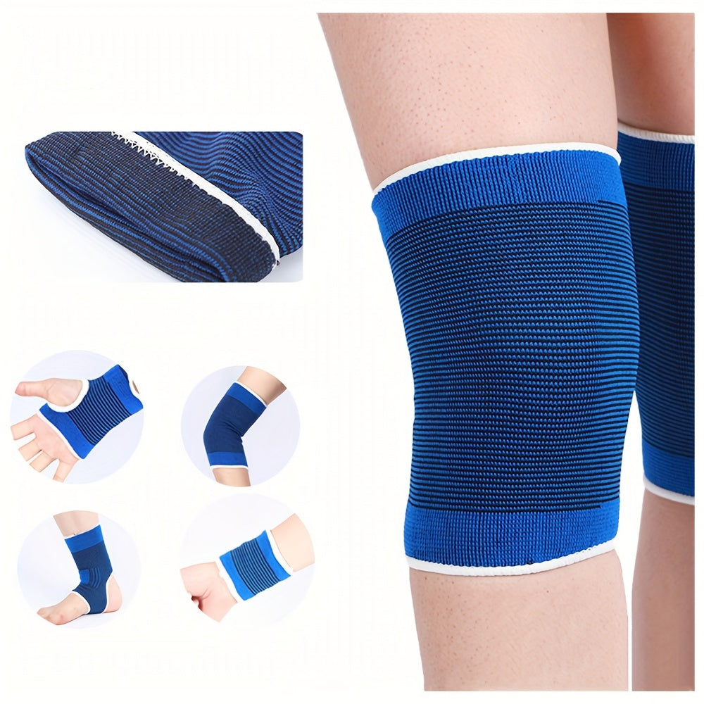 Knitted knee pads for autumn and winter outdoor sports.