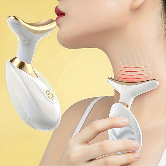 Beauty massage device for facial massage in one set.