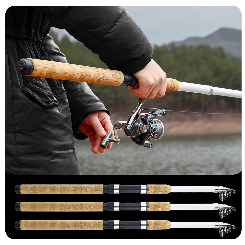 JOSBY portable fishing rod offers high performance with durable fiberglass and easy travel design. Available in lengths from 2.1m to 3.6m.