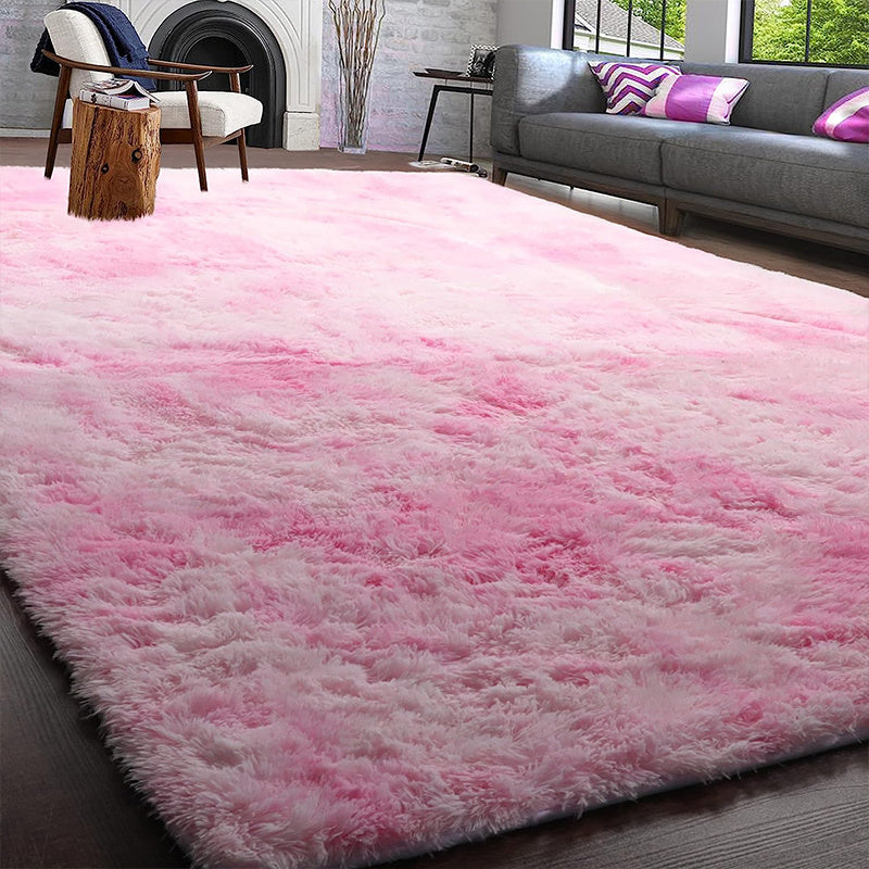 Luxurious Tie-Dye Plush Area Rug for Living Room and Bedroom, Soft Polyester Rug Available in Various Sizes: 40*60cm, 40*120cm, 80*160cm, 140*200cm, 160*230cm, 200*200cm