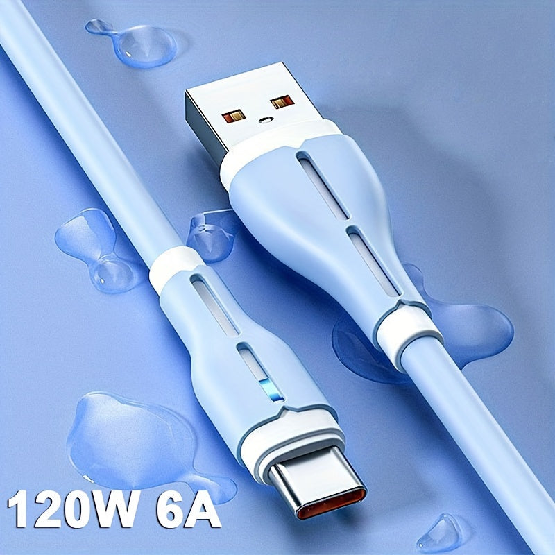 Fast charging cable compatible with various mobile phone brands for high-speed data transfer, including in-car use.