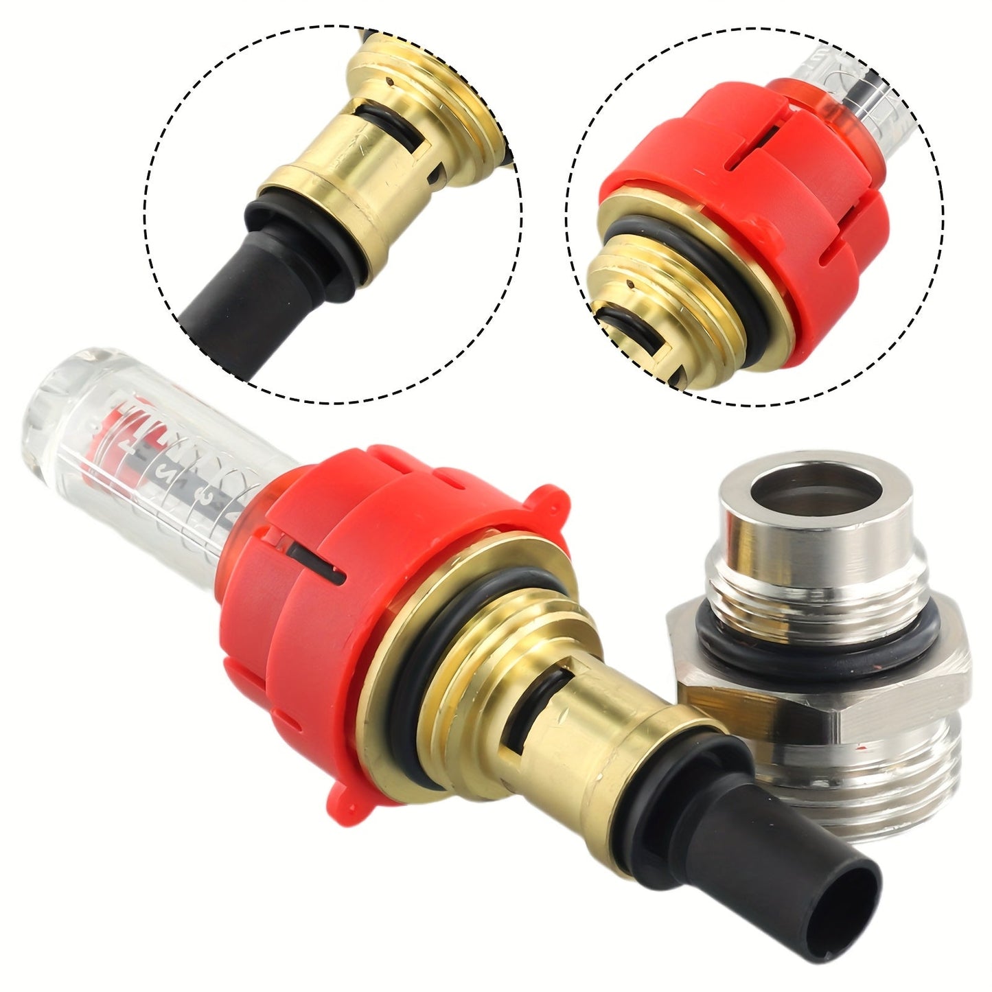 The Brass Radiator Thermostatic Flow Control Valve is a manual temperature and flow regulator designed for underfloor heating systems. It does not require electricity to operate.