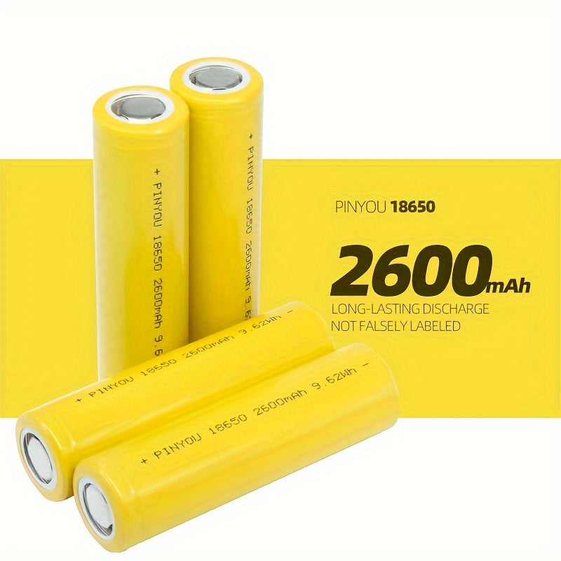 18650 power battery with 5C discharge and 2600mAh capacity, ideal for a range of power equipment.