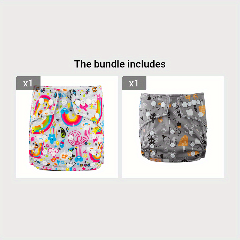 Durable Cloth Diaper with Pocket for Baby Girls and Boys - Waterproof and Adjustable