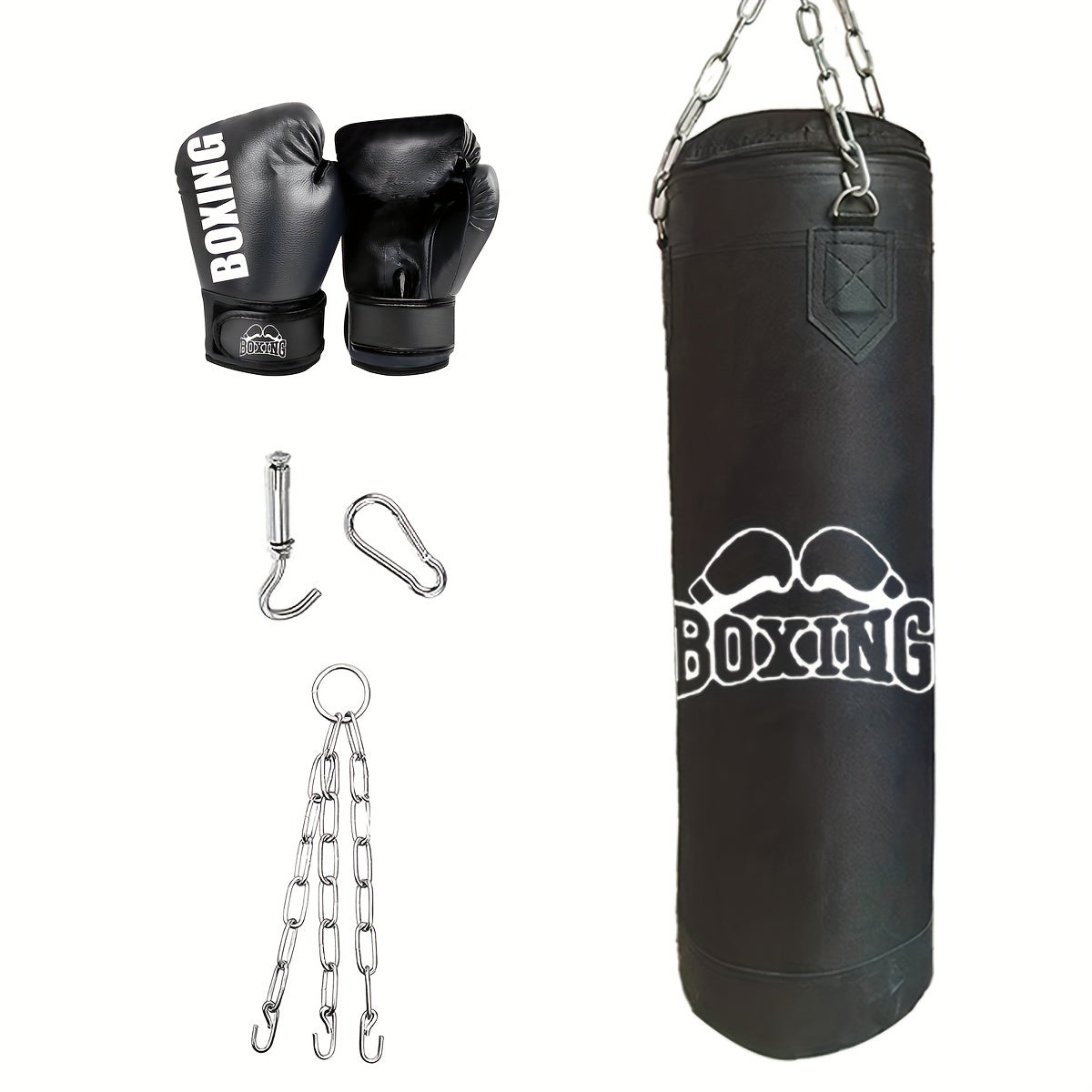 Adult unisex Sanda martial arts boxing bag for MMA training, hanging punching bag