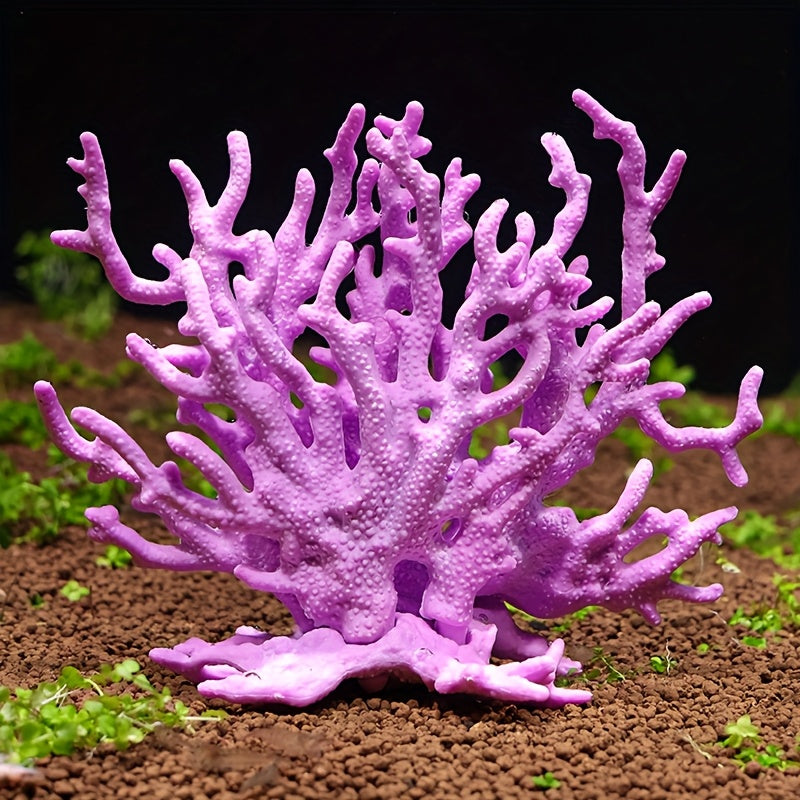 Imitation coral decoration for aquariums and living rooms.