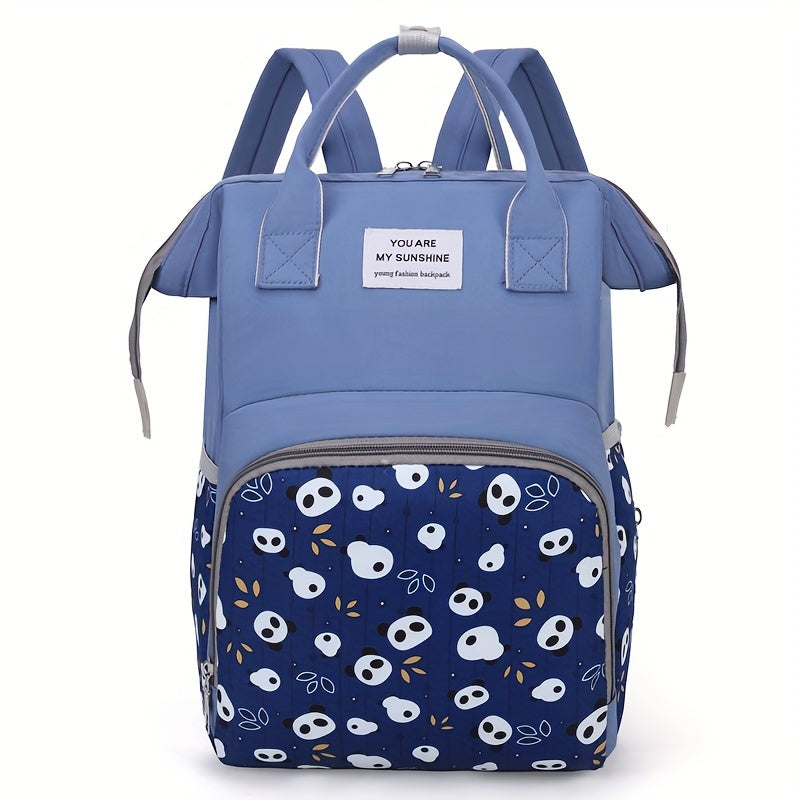 New mommy bag for online celebrities - a stylish backpack for young mothers. This chic mother backpack doubles as a treasure bag and features a foreign style design. Comes with a carriage hook for convenience. The perfect gift for Halloween