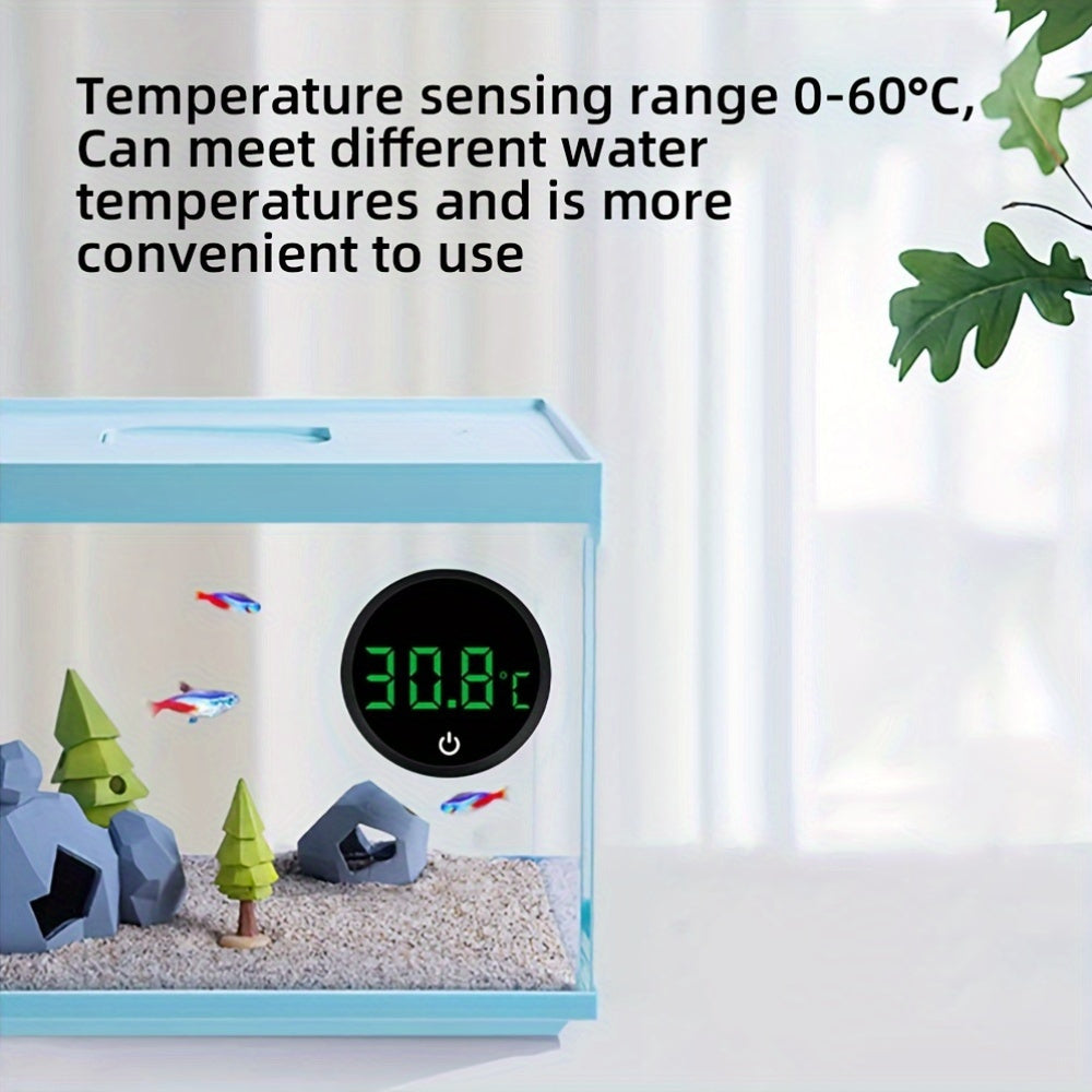 1pc Aquarium Thermometer with Large LED Display, Super Durable, Battery Powered, Suitable for Various Uses