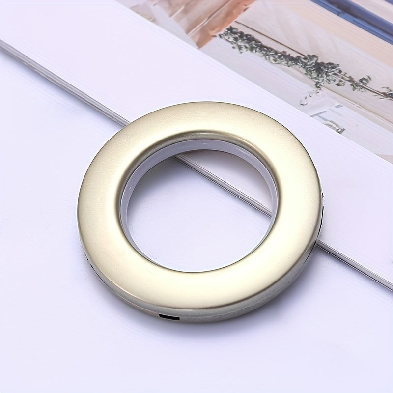 10 Nano noise-reducing curtain rings with a Roman-style design for home decor and bathroom accessories.