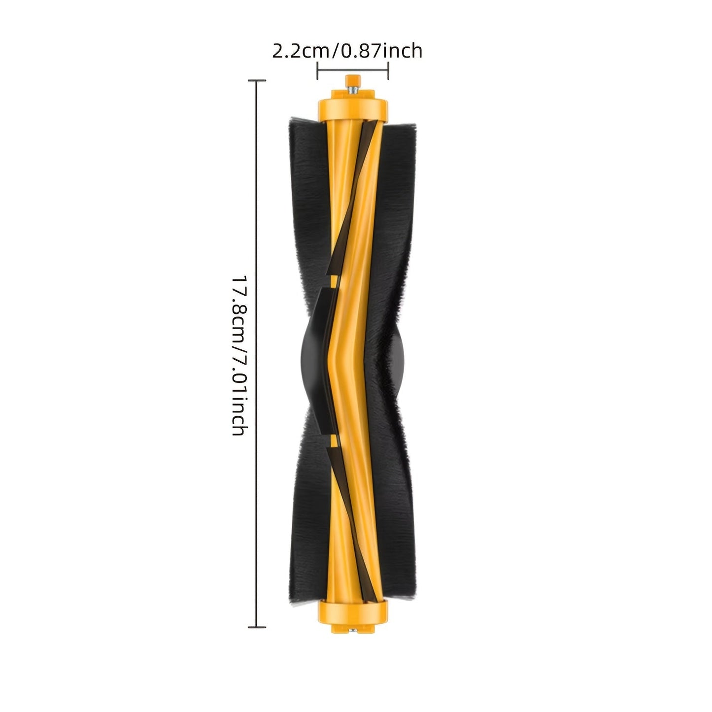 Replacement parts for the Ecovacs Deebot DJ35 DJ36 robotic vacuum cleaner, including 1 set of disposable mop cloths, roller brush, side brush, and HEPA filter.