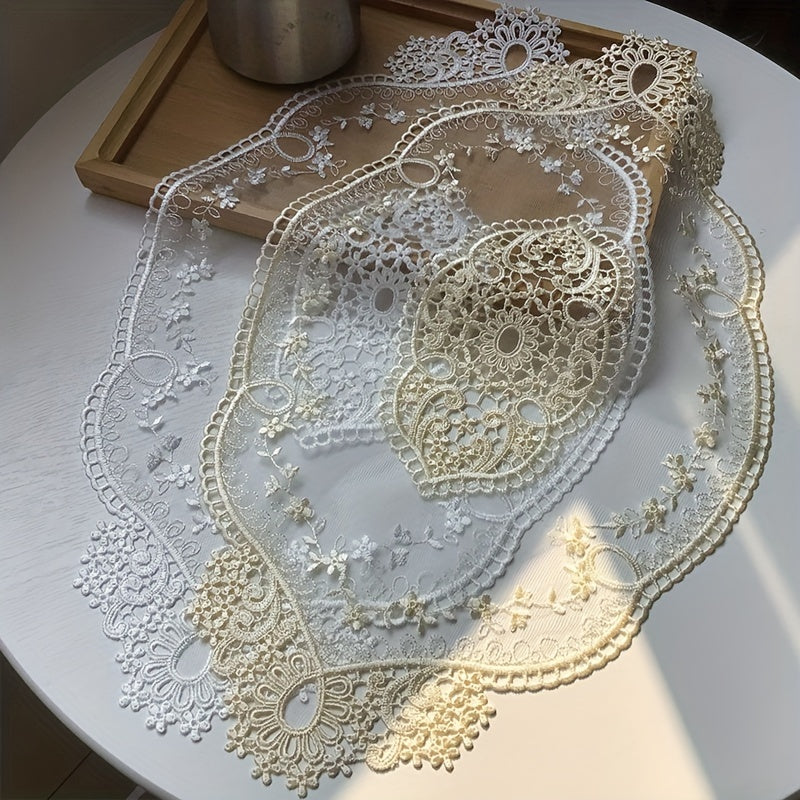 1 piece of lace placemat for home kitchen dining table