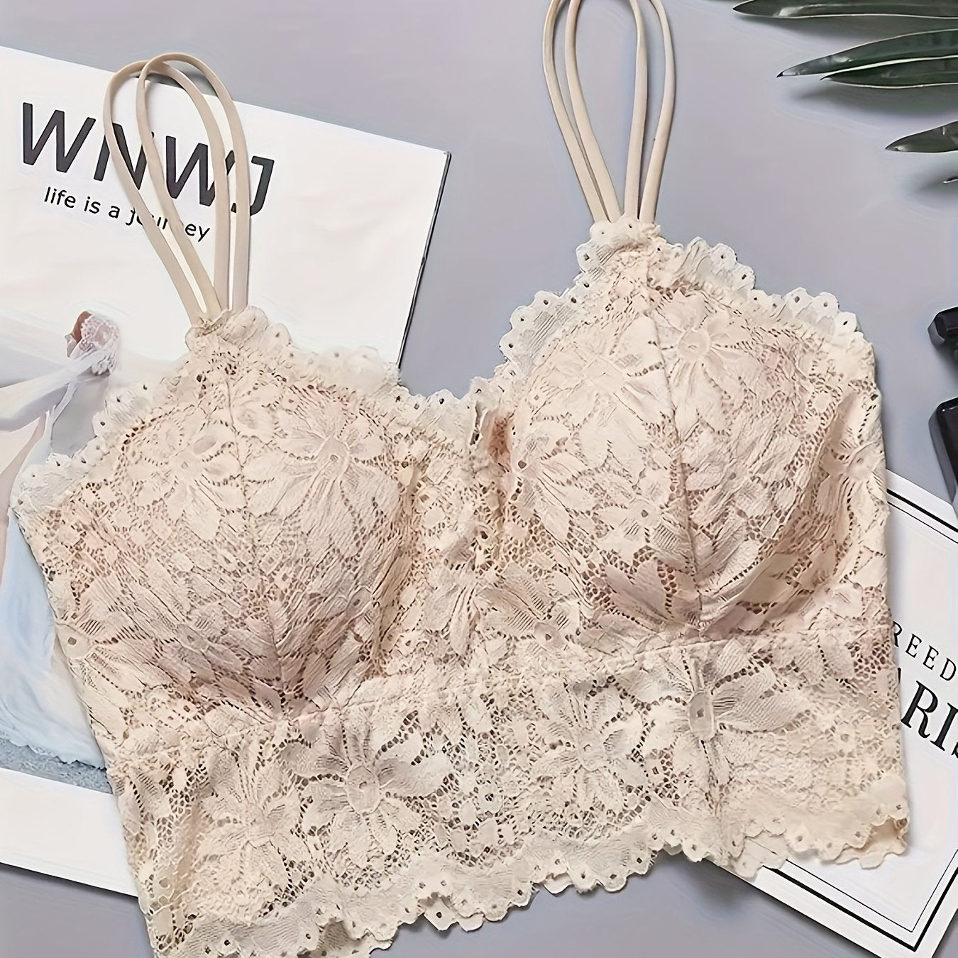 Wireless Lace Bra, Comfortable Everyday Underwear