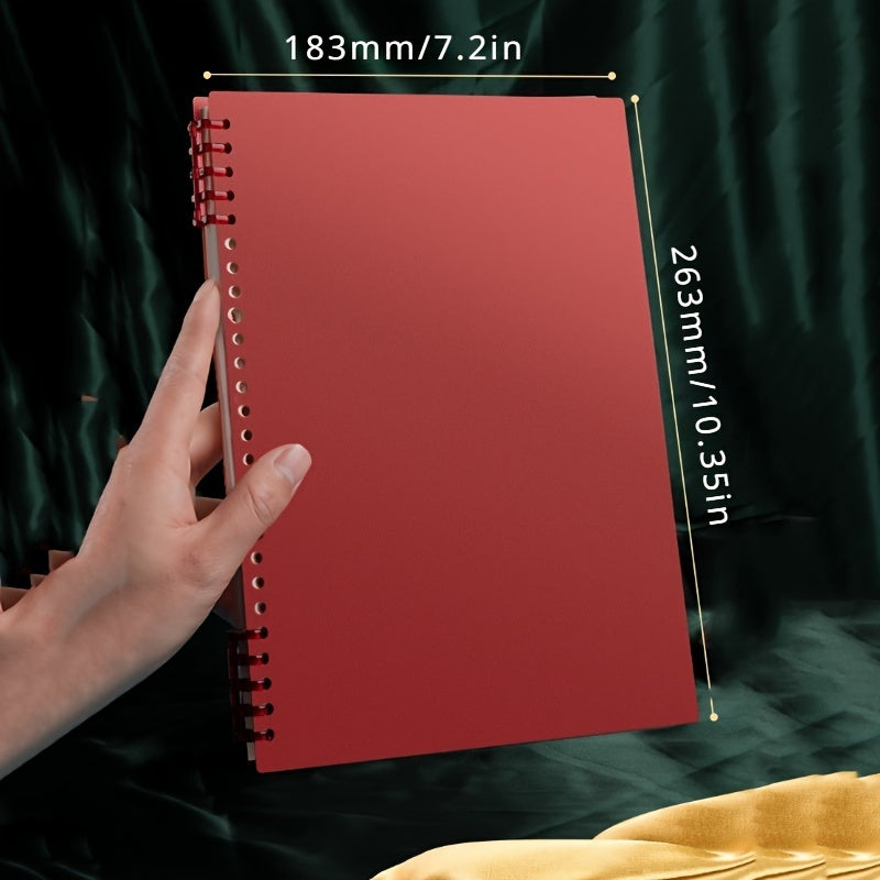 B5 staff notebook with 60 sheets, 120 pages, removable loose-leaf, for music notation.