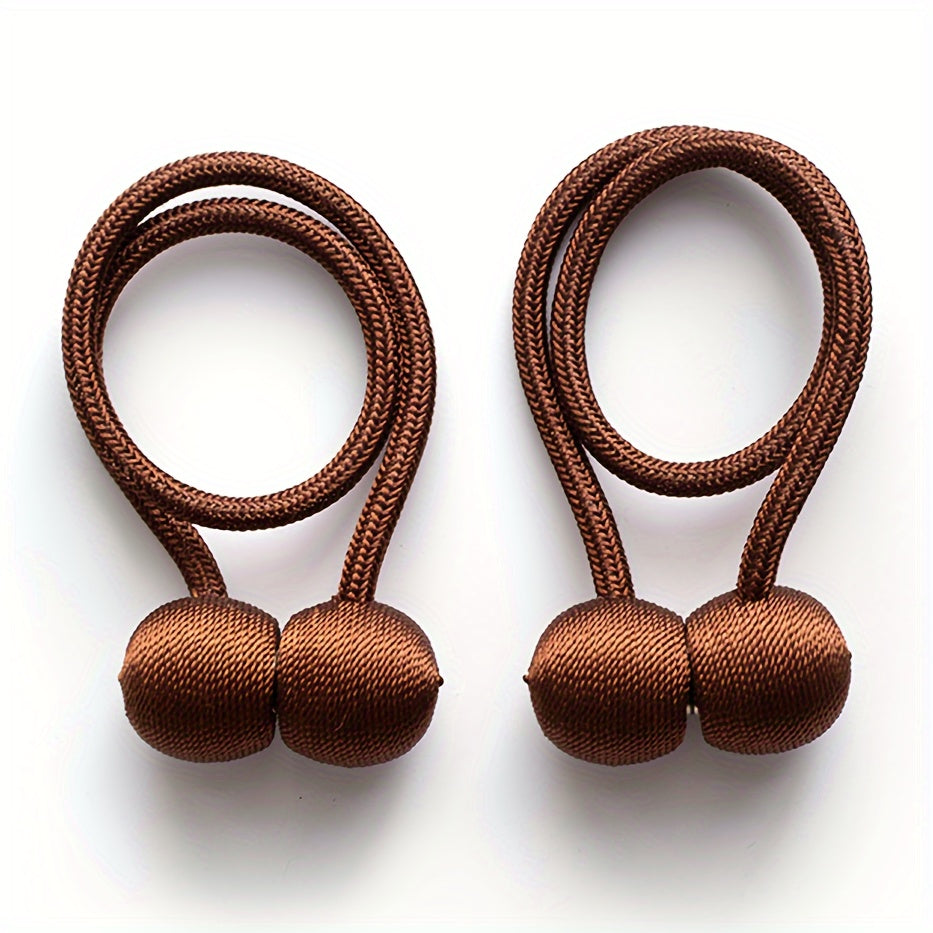 2 Earphone-style Magnetic Buckle Hooks for bathroom shower curtains