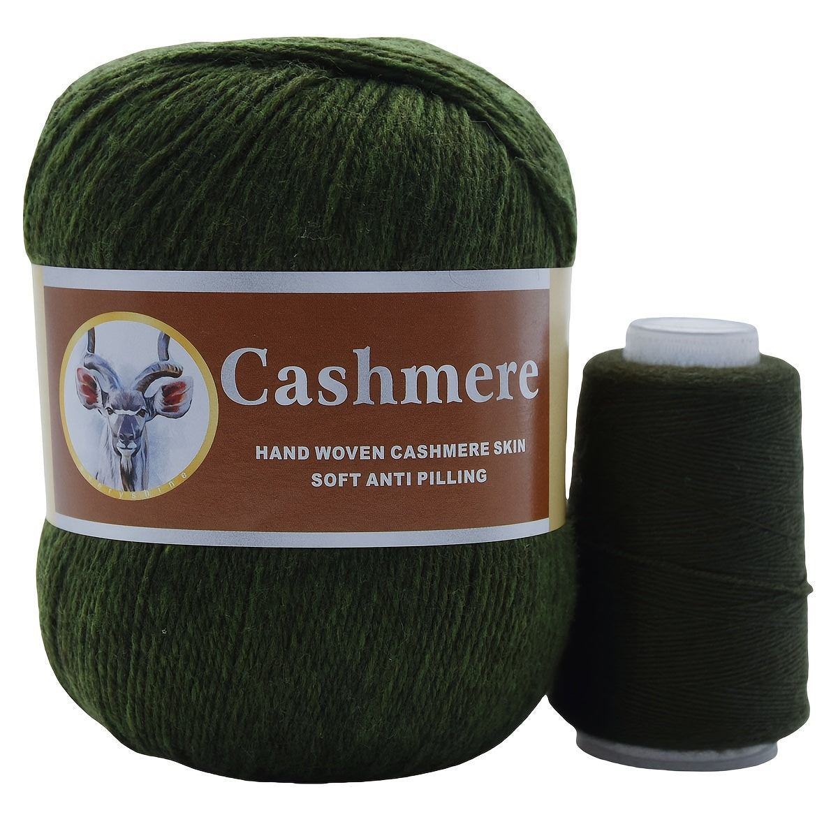 5 hand-woven cashmere blend yarns, 70% pure cashmere, 320m/350yd each in large (50g) & small (20g) skeins. Soft, anti-pilling for crochet & knitting. Ideal for scarves, sweaters, shawls in