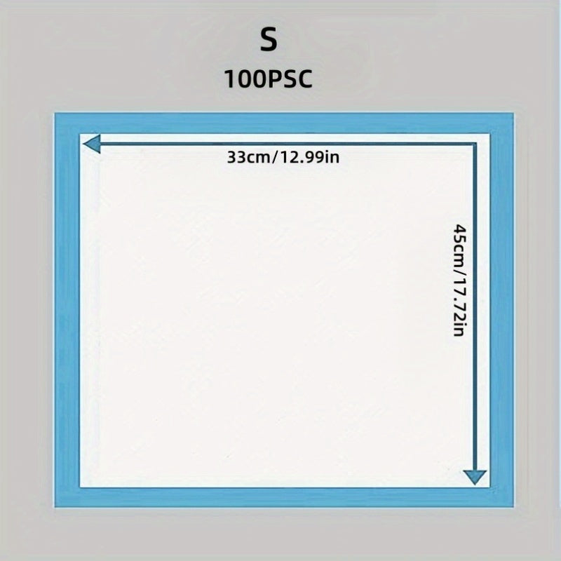 Lightweight disposable absorbent pads for cats and dogs, with waterproof and quick-dry features. Ideal for training puppies to use the bathroom. Available in 20/40/50/100 sheets. Great pet
