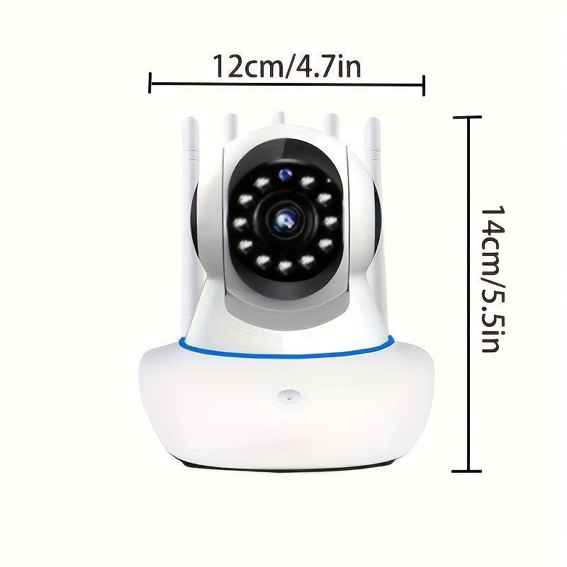 Top Pick: Teruhal 1080P HD Wireless Home Security Camera - Features Wide-Angle Lens, Two-Way Audio, Smart Auto Tracking & Monitoring, Night Vision, USB Powered, IP Camera, 360-degree Viewing, and Recording Capability