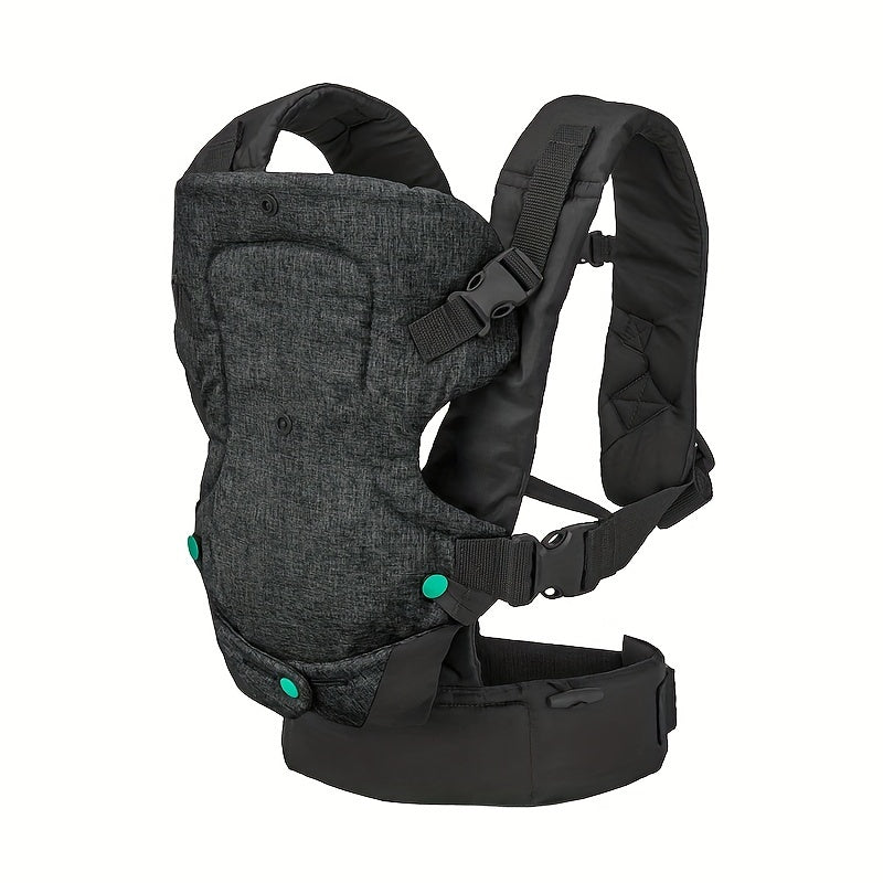 Versatile 4-in-1 Sling Carrier for Youngsters - Convenient Shoulder & Waist Support for Traveling Hands-Free with Kids