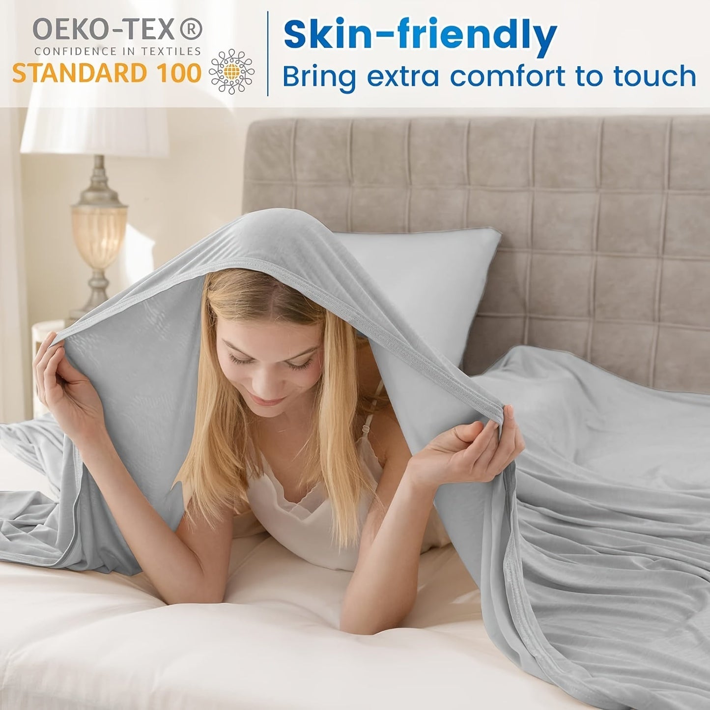 Stay cool during the spring and summer nights with this 1 piece summer cool blanket, perfect for managing body heat and sweating while sleeping.