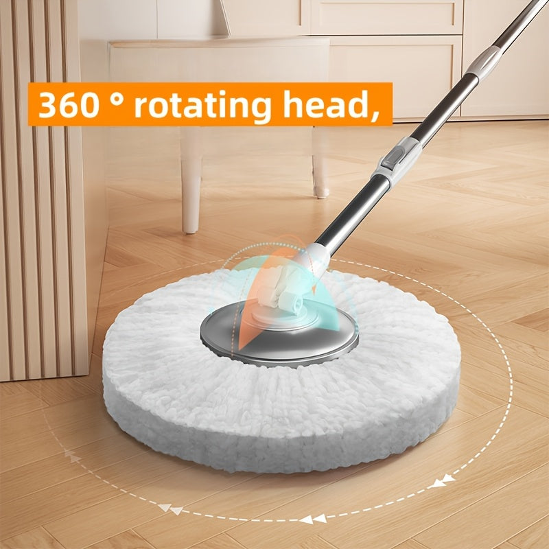 Introducing the Model S870 Household Mop Set, complete with a detachable round rotating mop and two mop cloths. Perfect for use in homes, businesses, kitchens, living rooms, bedrooms, bathrooms, and for cleaning floors and tiles.