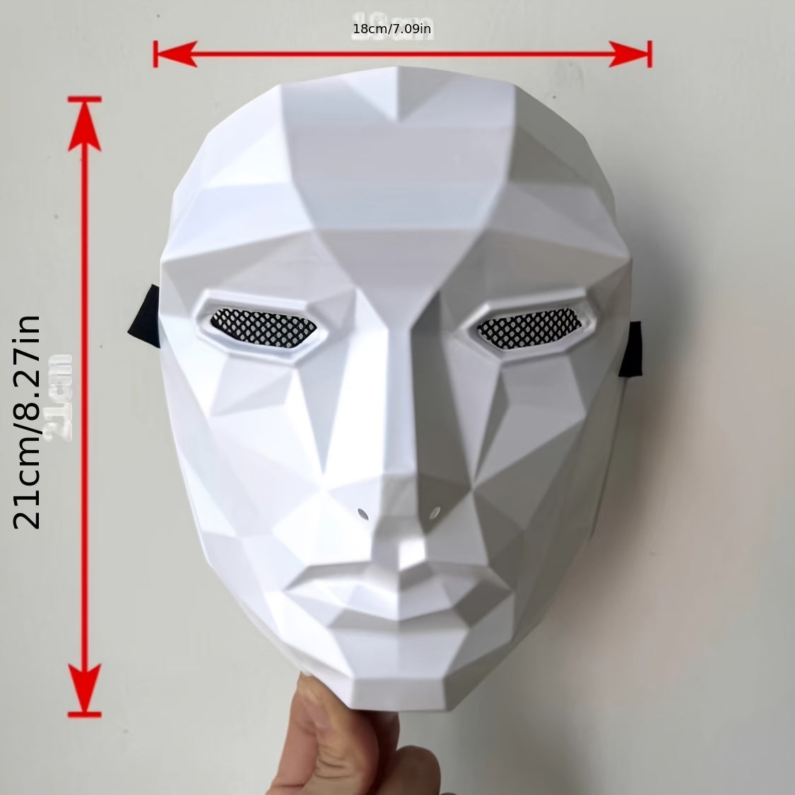 Black Festive Gift Mask, Korean BOSS Game Mask in Thickened PVC, Lightweight and Versatile.