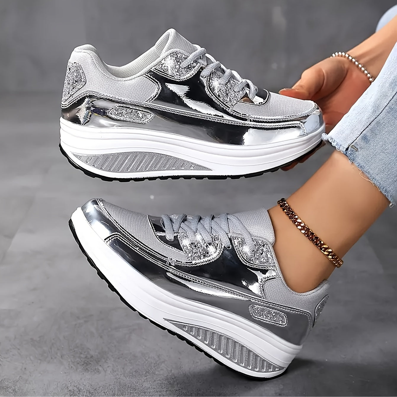 Stylish lightweight walking shoes for women.