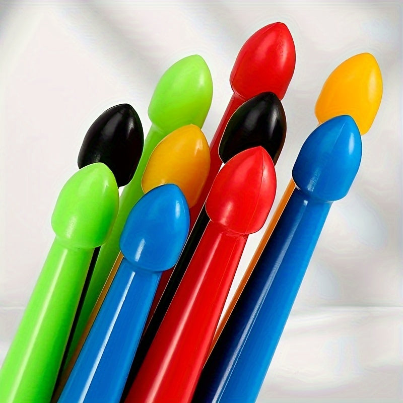 Colorful nylon drumsticks made of plastic, suitable for drum kits. Durable 5A drumsticks with non-slip design.