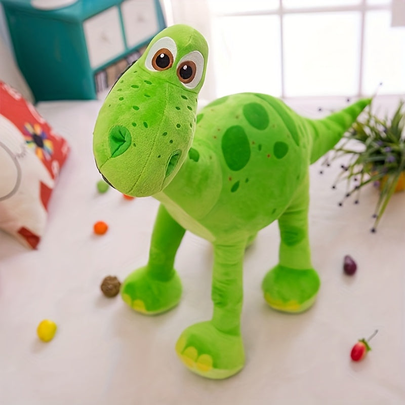 1pc Cartoon Brachiosaurus Dinosaur Plush Toy for Medium Breeds - Soft, Durable Fabric, Colorful Design