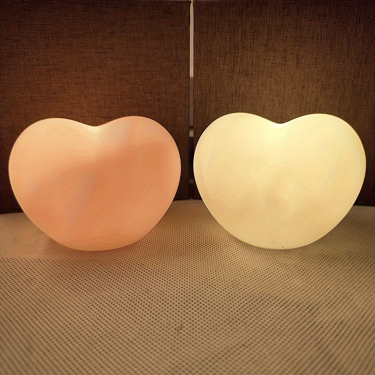 Rustic heart-shaped LED night light with toggle control. Ideal for indoor bedroom decor, parties, and gifts.