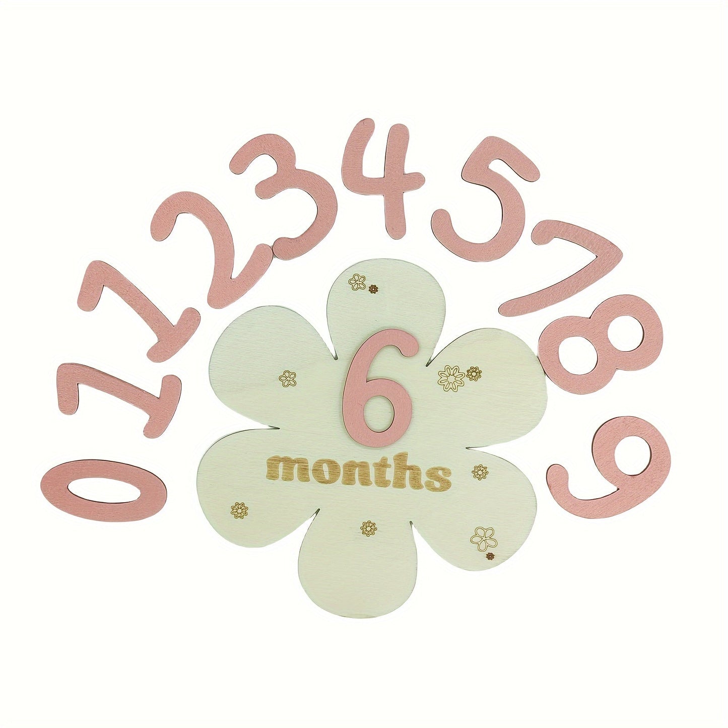 Wooden milestone birth sign, creative milestone card, first year growth card, photography milestone card, pregnancy journey milestone markers for photo props - the perfect holiday gift.