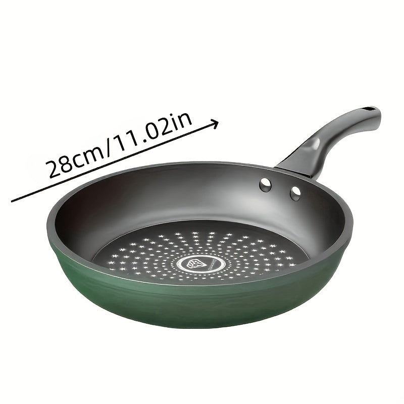 Non-stick frying pan for induction cooker and gas stove, oil-free cooking, multi-function.