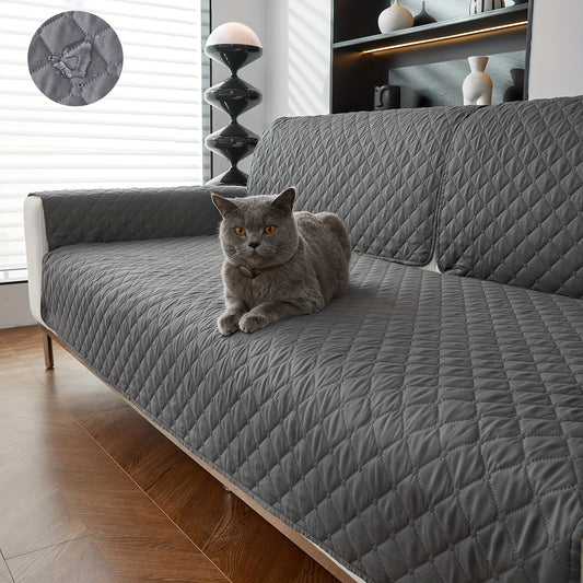 Anti-slip sofa cushion protective pad suitable for all types of sofas, machine washable.