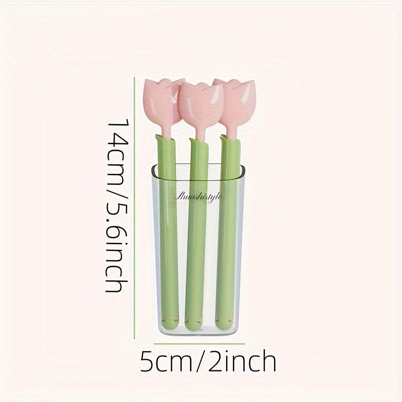 Set of 5 Tulip-Shaped Food Bag Clips with Storage Box - Keep Snacks Fresh and Moisture-Proof in the Kitchen