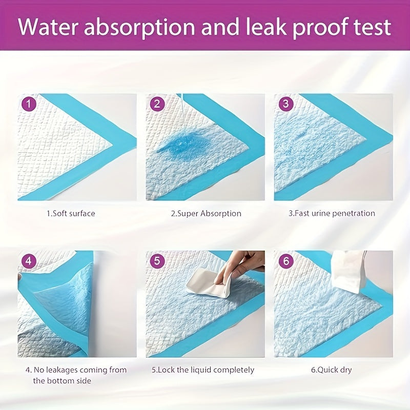 Lightweight disposable absorbent pads for cats and dogs, with waterproof and quick-dry features. Ideal for training puppies to use the bathroom. Available in 20/40/50/100 sheets. Great pet