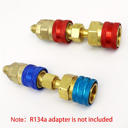 Adapter kit for converting to R1234yf refrigerant, compatible with all universal AC systems, does not need electricity to operate.