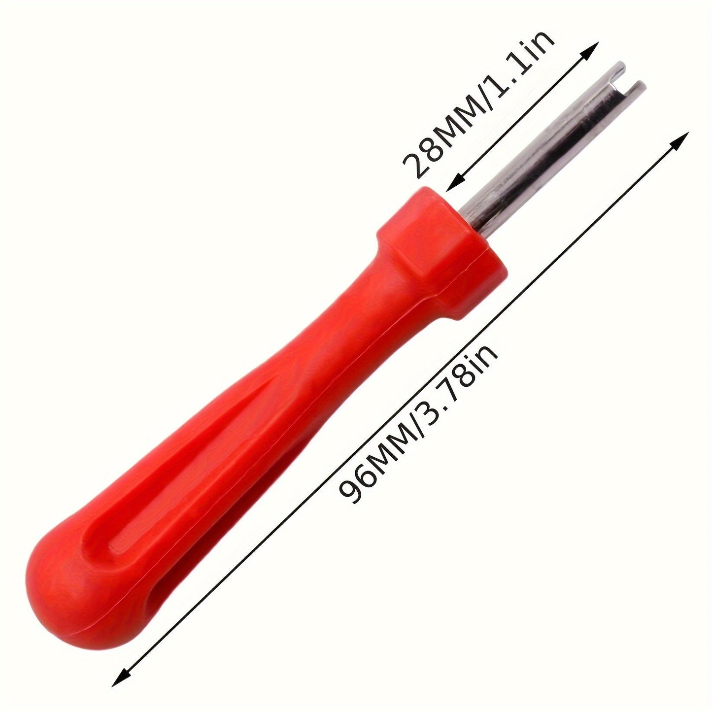 Metal Tire Valve Core Removal Tool for Cars and Bicycles - 2 Pieces, No Power Required